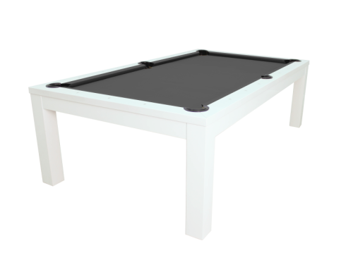 Бильярдный стол для пула "Penelope" 8 ф (белый, со столешницей)